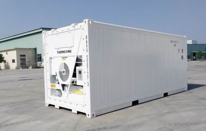 Container lạnh 20 feet RF kích thước trung bình, làm lạnh tốt